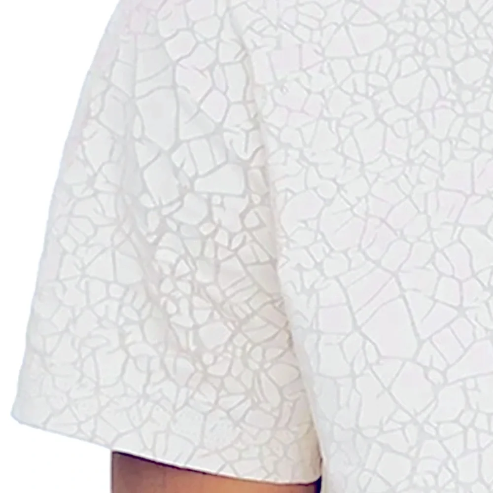 NWT [Eleven Paris] Crackle White Graphic Short-Sleeved T-Shirt Men’s Sz X-Large - Picture 4 of 9